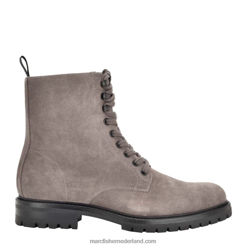 Heren Marc Fisher david laars met veters donkergrijs suède 2T068T708