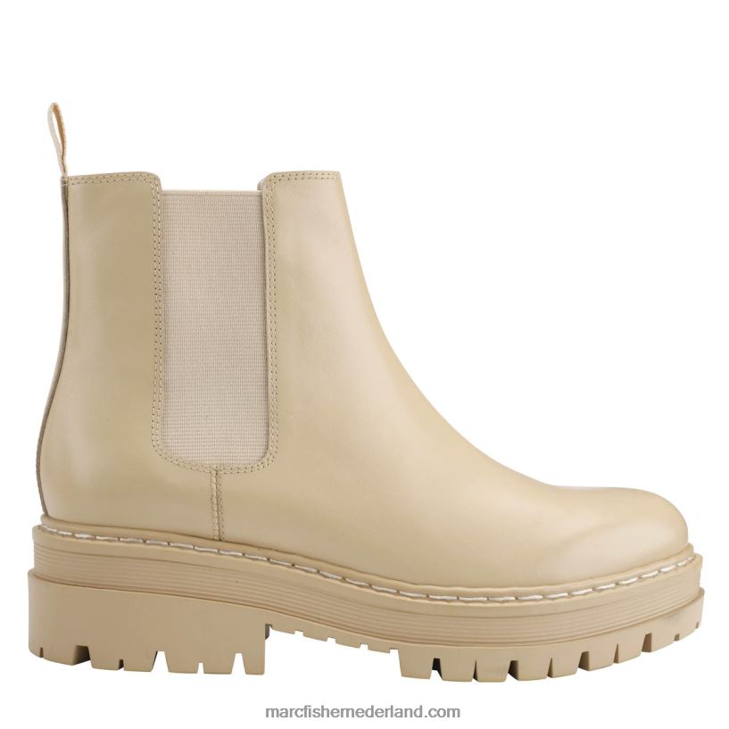 vrouwen Marc Fisher pirro chelsea lugsole enkellaarsje licht natuurlijk leer 2T068T26
