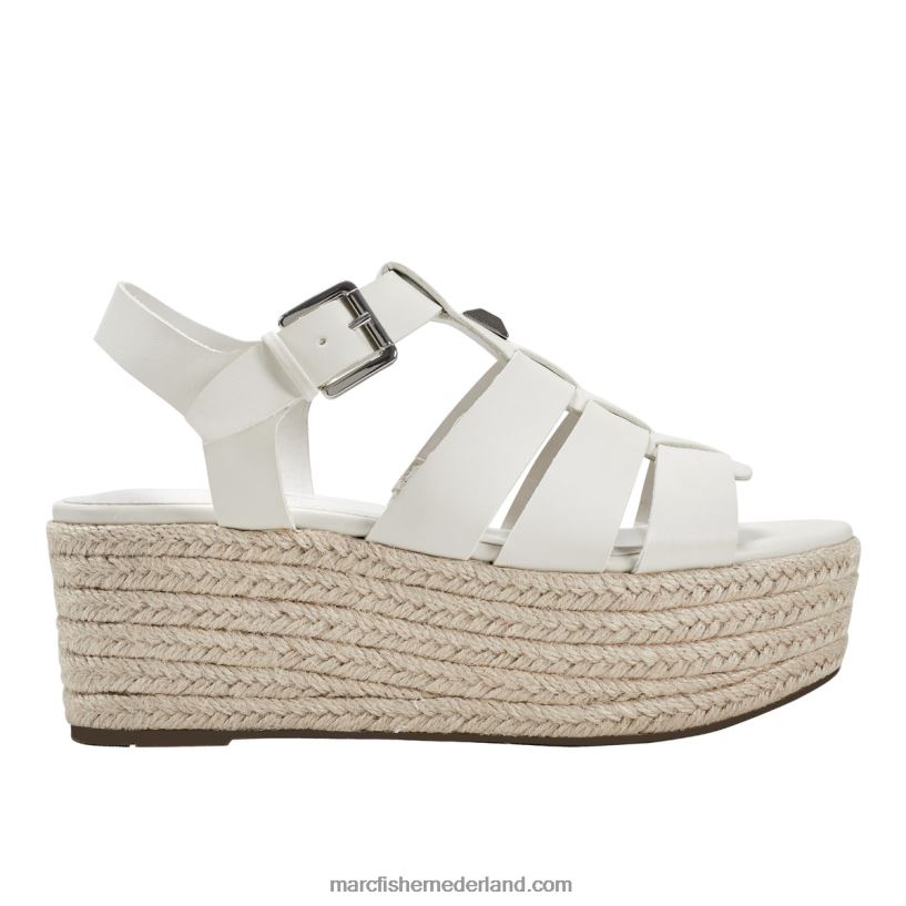 vrouwen Marc Fisher Jenila espadrillesandalen ivoor 2T068T235