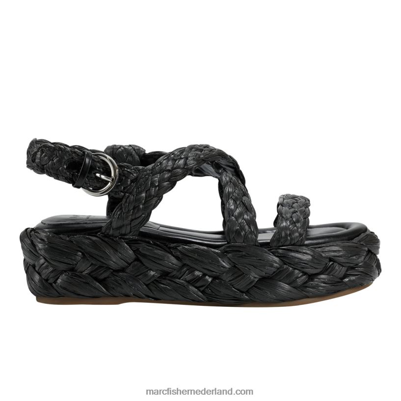 vrouwen Marc Fisher genie espadrillesandaal zwart 2T068T204