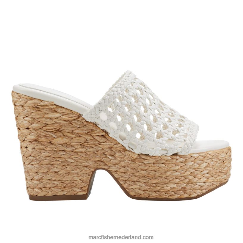 vrouwen Marc Fisher hollis espadrille plateausandaal ivoor 2T068T208