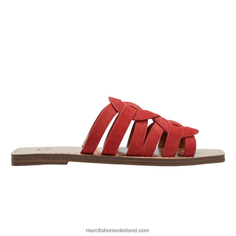 vrouwen Marc Fisher kimiko platte sandaal middel roze 2T068T309