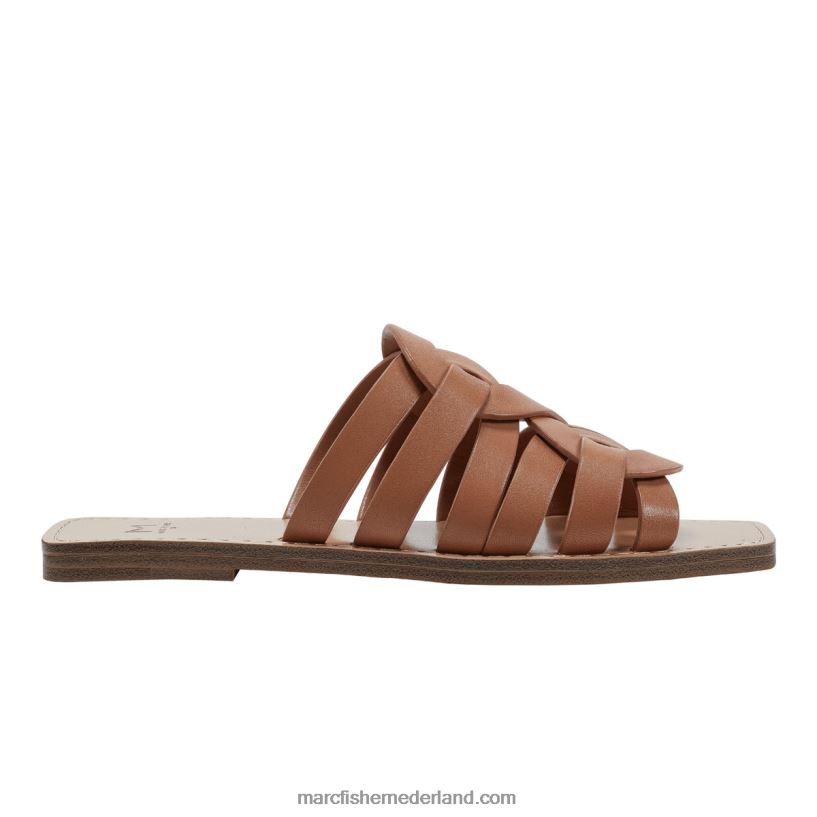 vrouwen Marc Fisher kimiko platte sandaal natuurlijk 2T068T277