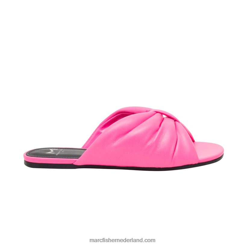 vrouwen Marc Fisher olita sandaal met platte slede middel roze 2T068T295