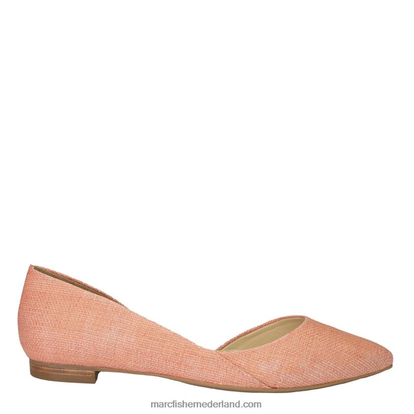 vrouwen Marc Fisher zonnig geweven d'orsay plat roze 2T068T319