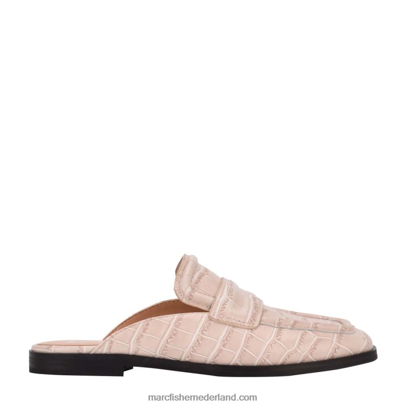 vrouwen Marc Fisher Flyta instappers natuurlijk leer met croco-reliëf 2T068T507