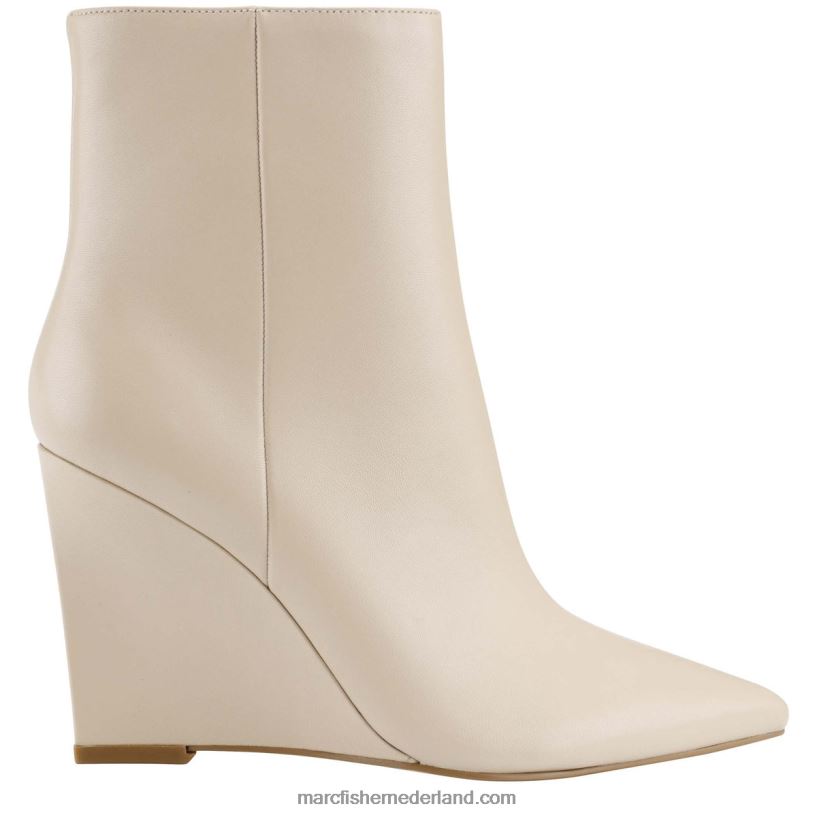 vrouwen Marc Fisher dayna wedge bootie taupe leer 2T068T37