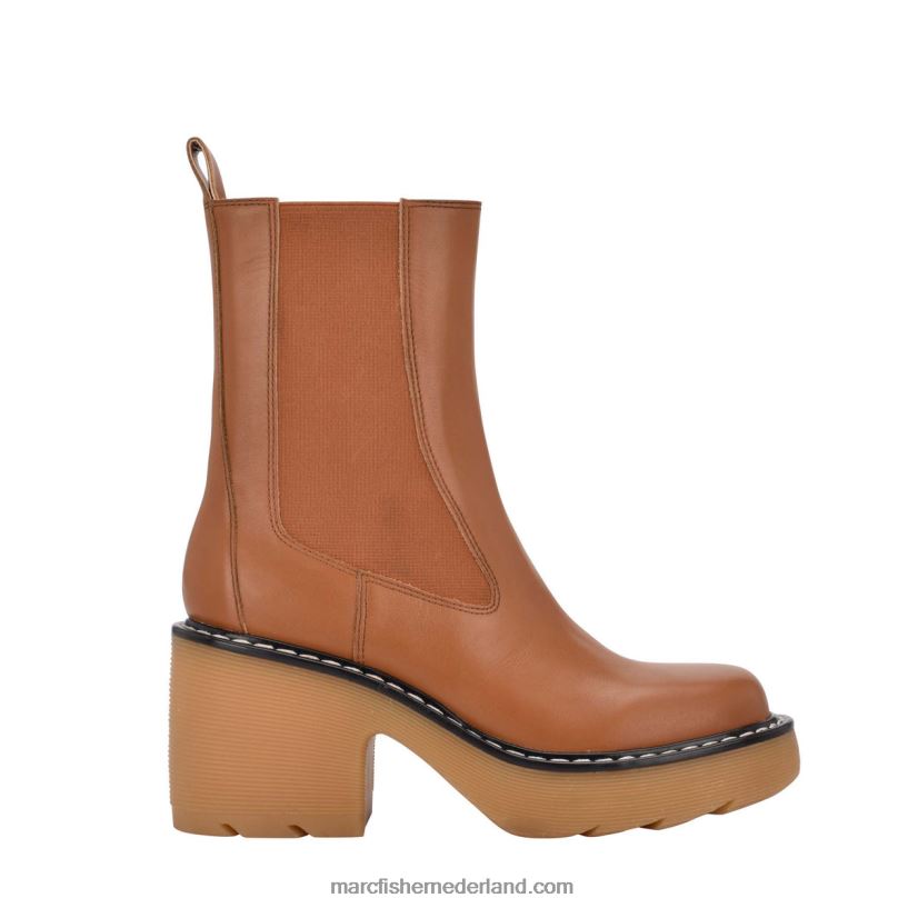 vrouwen Marc Fisher fredy lug enige laars donker naturel leer/naturel 2T068T105