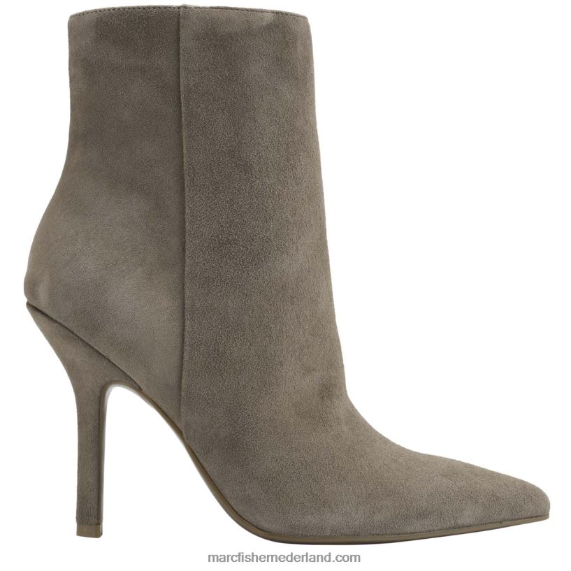 vrouwen Marc Fisher halve laars met hak taupe suède 2T068T61