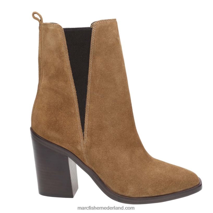 vrouwen Marc Fisher kristie laars met hak bruin suède 2T068T30
