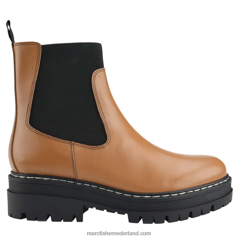 vrouwen Marc Fisher patrick chelsea lugsole laars medium natuurlijk leer 2T068T80