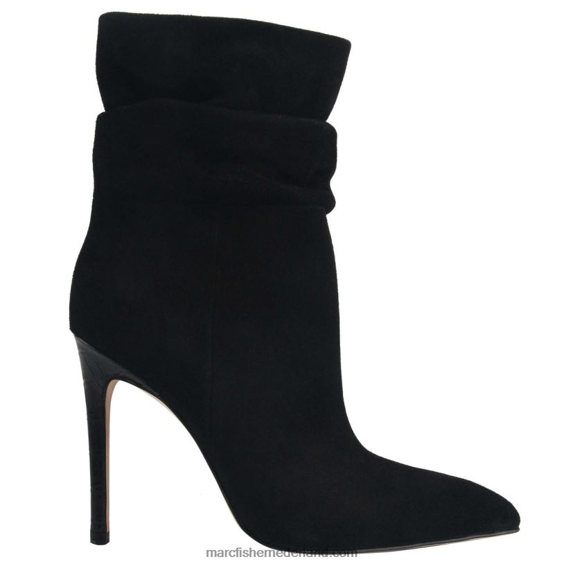 vrouwen Marc Fisher rayya jurk bootie zwart suède 2T068T17