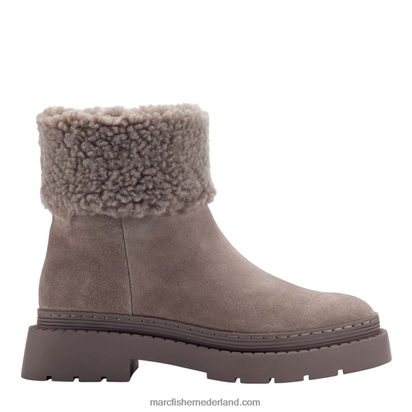 vrouwen Marc Fisher vina lugsole laars taupe suède 2T068T55