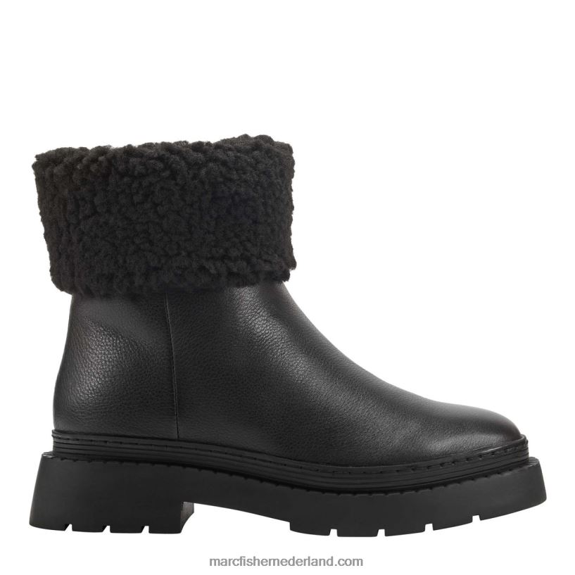 vrouwen Marc Fisher vina lugsole laars zwart leer 2T068T46