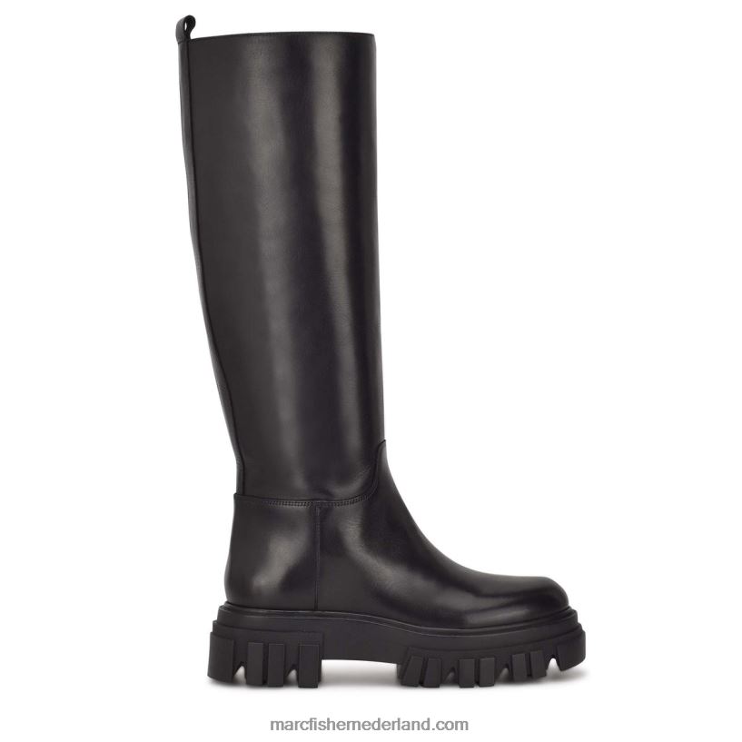 vrouwen Marc Fisher malen een laars zwart leer 2T068T145