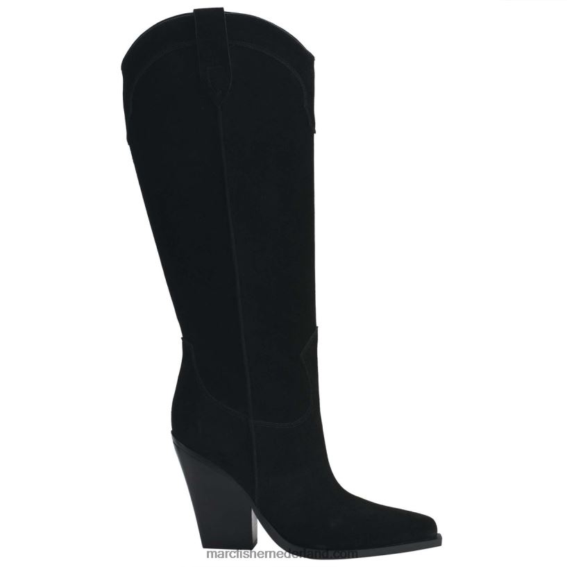 vrouwen Marc Fisher nalita westernlaars zwart suède 2T068T143