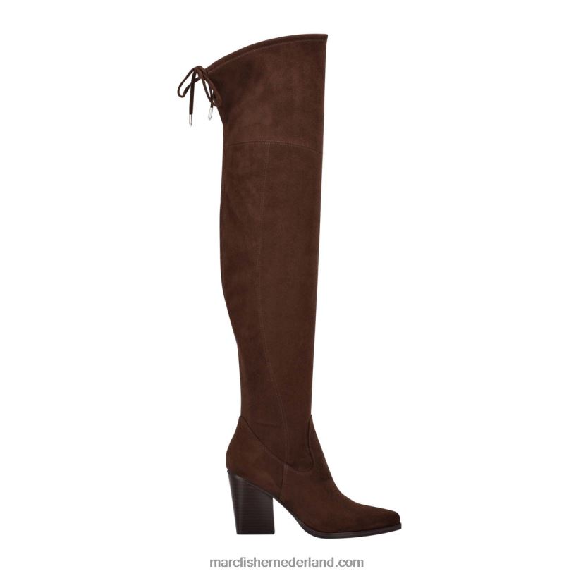vrouwen Marc Fisher okun over de knie laars bruin suède 2T068T170