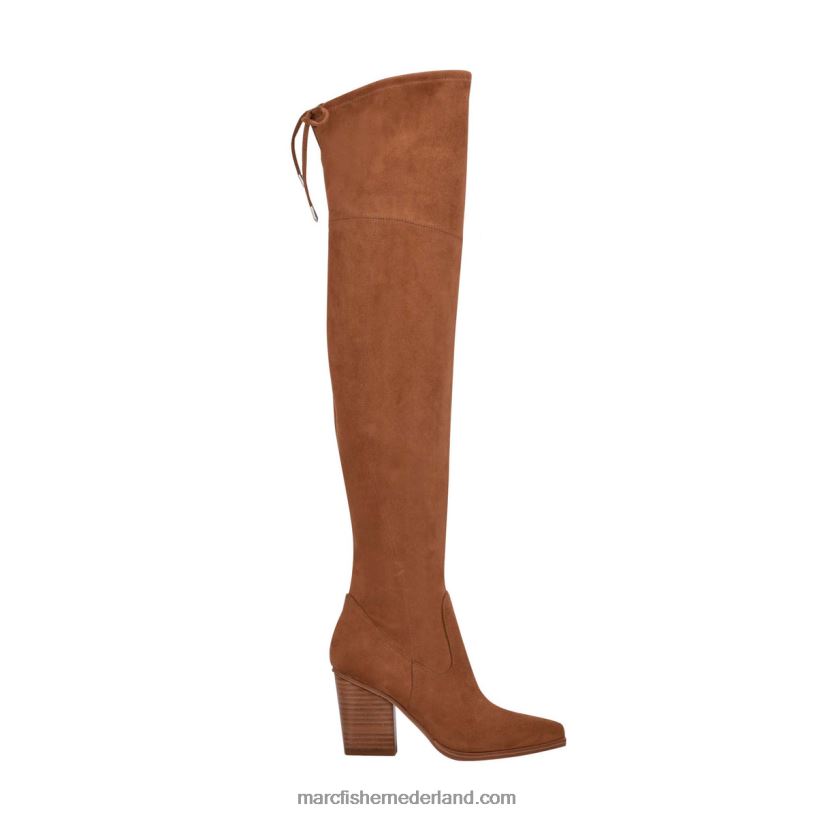 vrouwen Marc Fisher okun over de knie laars medium natuurlijk suède 2T068T155