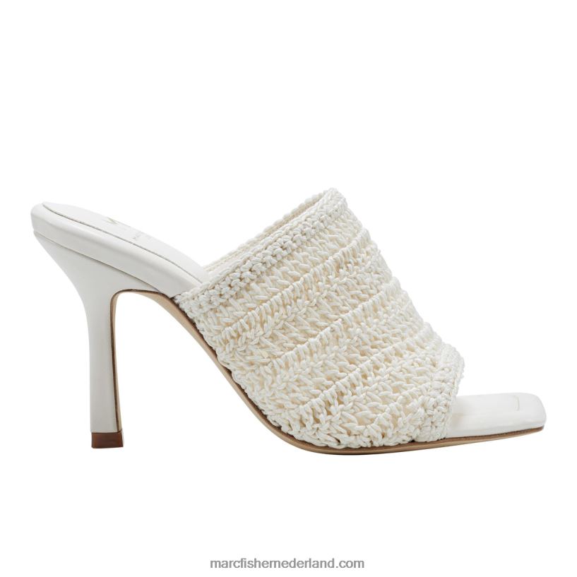 vrouwen Marc Fisher muilezel met dako-hakken ivoor 2T068T454