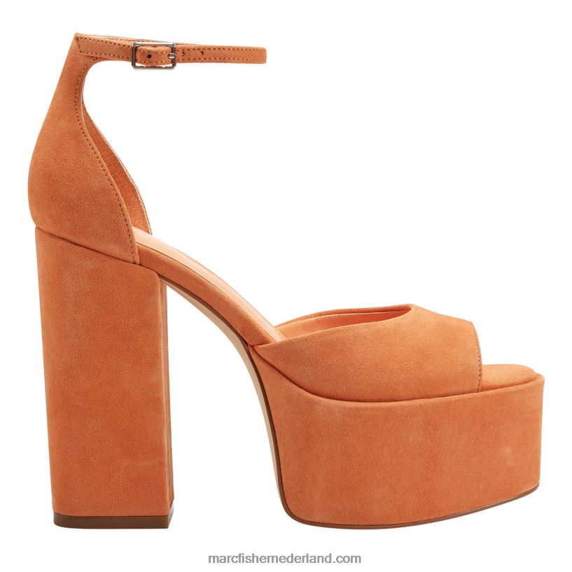 vrouwen Marc Fisher della platform sandaal oranje 2T068T575