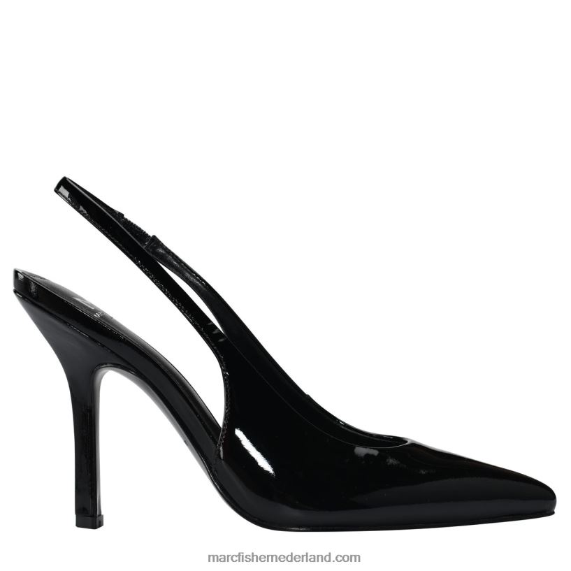 vrouwen Marc Fisher emalyn slingback pump zwart patent 2T068T685