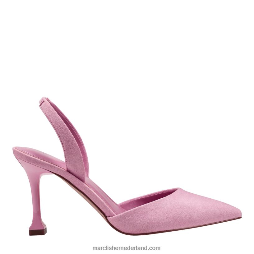 vrouwen Marc Fisher hadya slingback pump roze suède 2T068T673