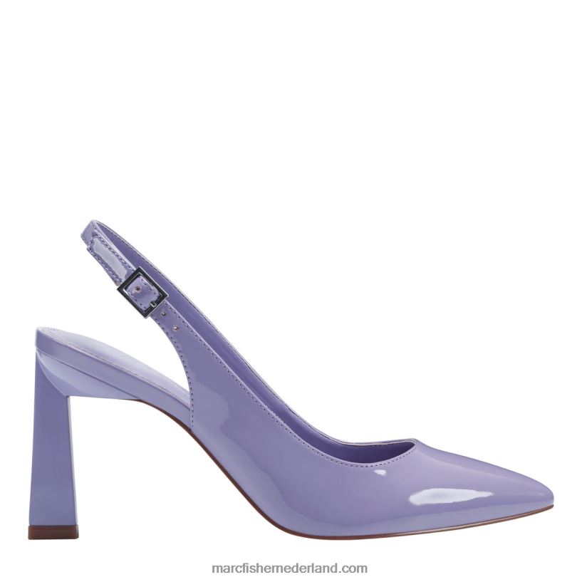 vrouwen Marc Fisher sannek slingback pomp paars octrooi 2T068T654
