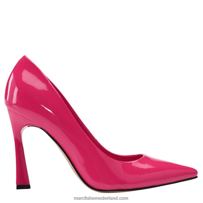 vrouwen Marc Fisher sassie pumps met hak roze lakleer 2T068T690