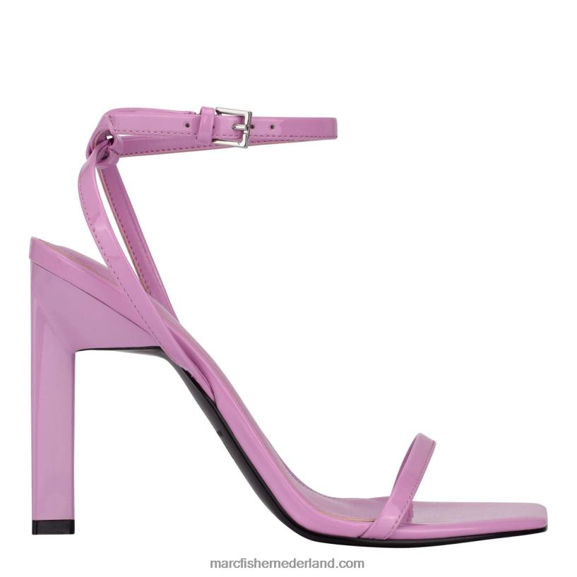vrouwen Marc Fisher Arthur sandaal met bandjes en hakken lichtpaars leer 2T068T416