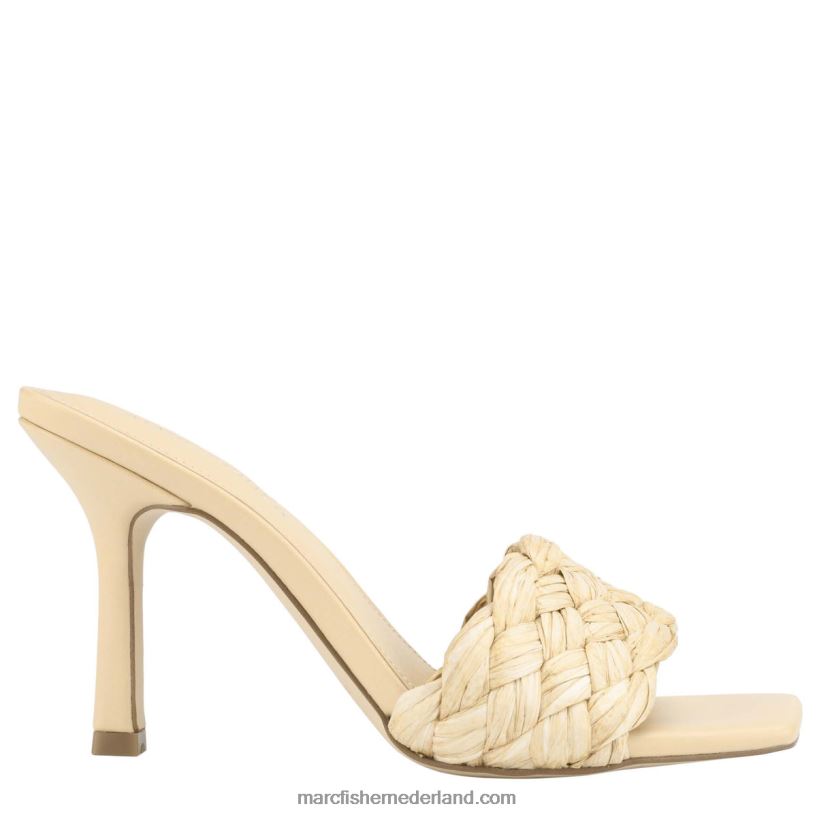 vrouwen Marc Fisher Barsana sandaal met hak licht natuurlijk 2T068T506