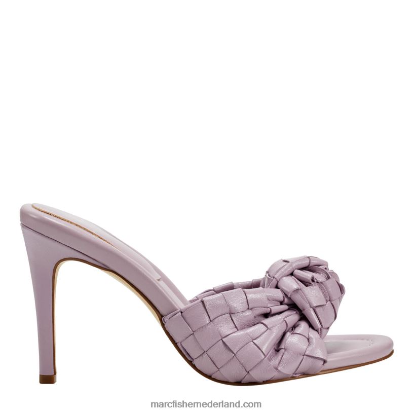 vrouwen Marc Fisher Janna sandaal met hak licht lila leer 2T068T489