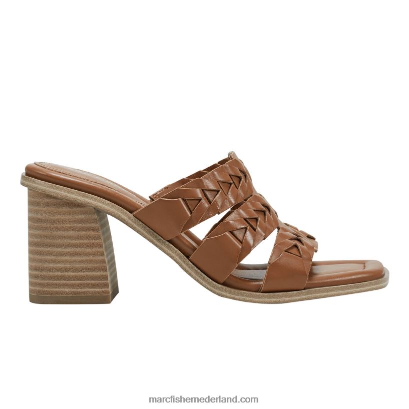vrouwen Marc Fisher Melita sandaal met blokhak gemiddeld natuurlijk 2T068T483