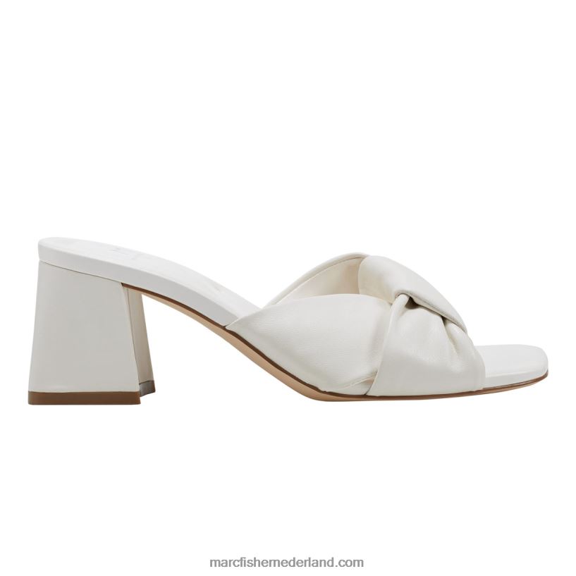vrouwen Marc Fisher calia sandaal met blokhak ivoor 2T068T463