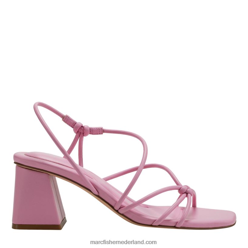 vrouwen Marc Fisher calynda blokhak sandaal roos roze 2T068T369