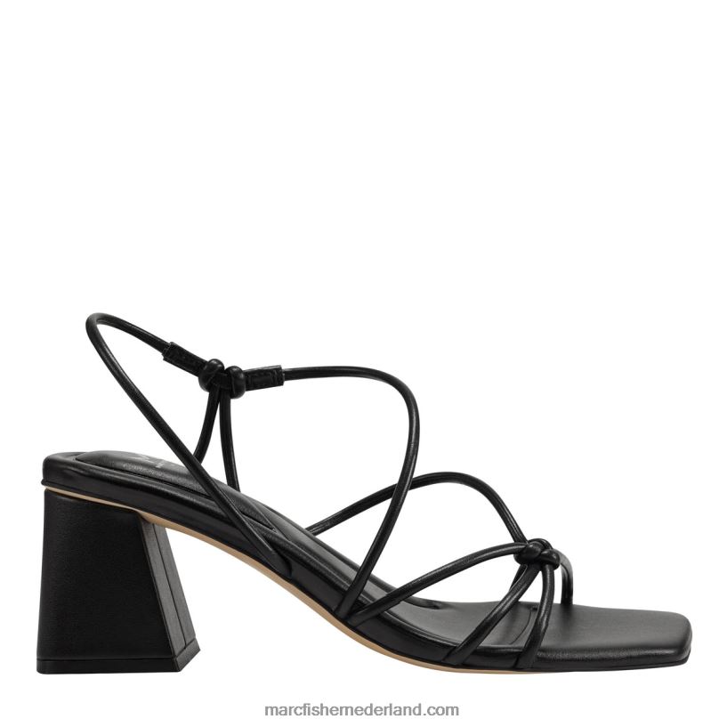 vrouwen Marc Fisher calynda blokhak sandaal zwart 2T068T339