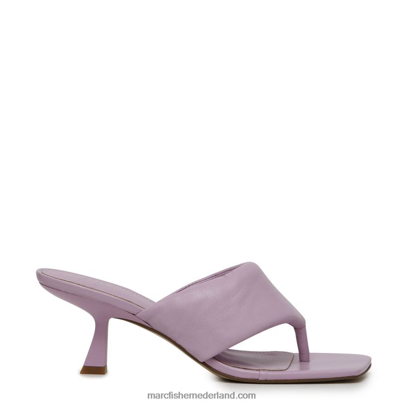 vrouwen Marc Fisher cici sandaal met hak lichtpaars leer 2T068T532