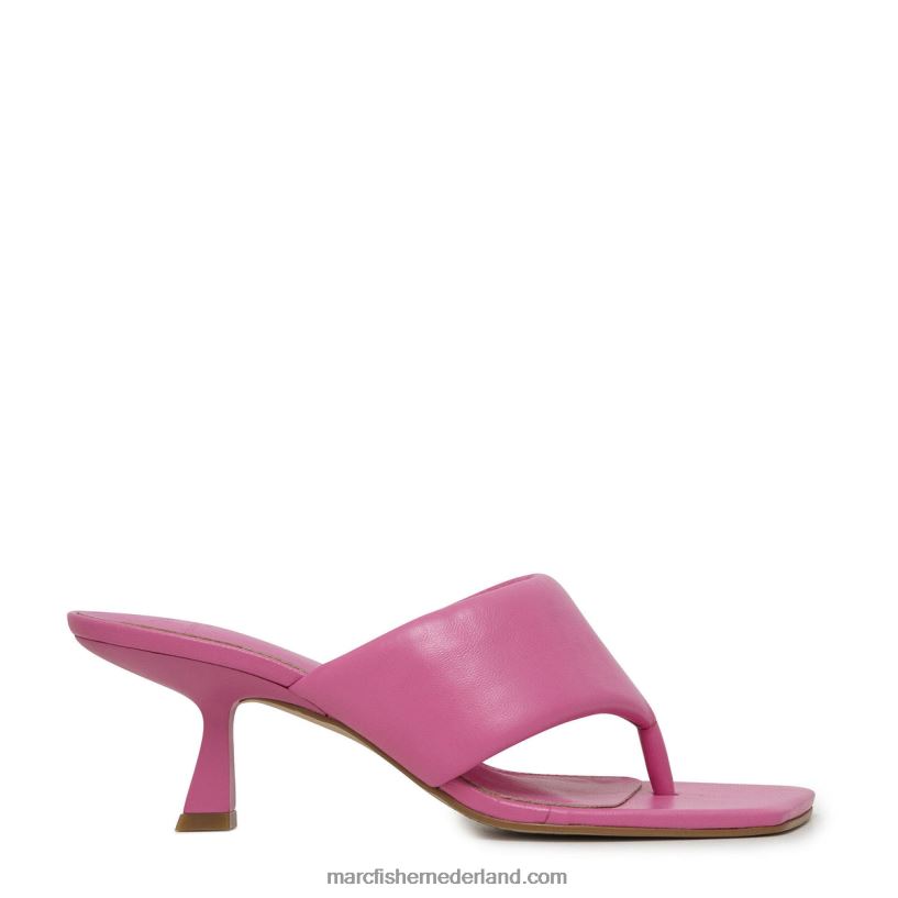 vrouwen Marc Fisher cici sandaal met hak roze leer 2T068T528