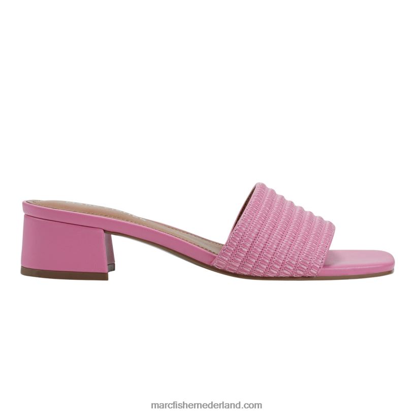 vrouwen Marc Fisher cinasa geklede sandalen roze leer 2T068T358